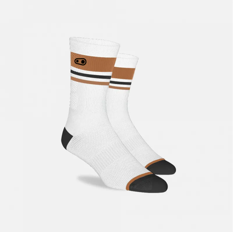Crankbrothers Icon MTB Socks White/Gum
